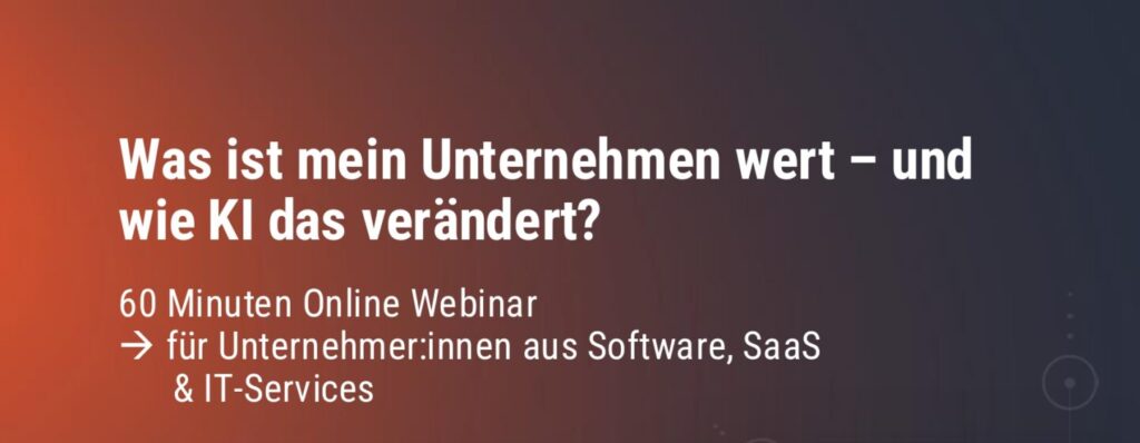 Was ist mein Unternehmen wert – und wie KI das verändert?